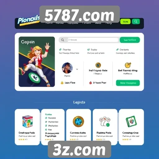 Navegação e usabilidade no 5787.com